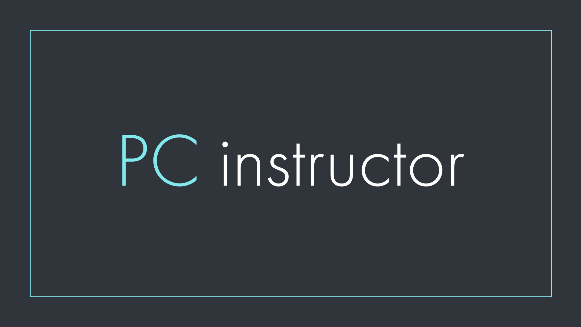title-prologue-pc-instructor
